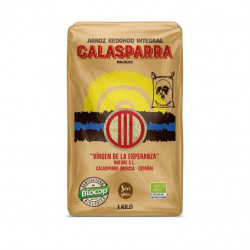 Rice in Whole Wheat Plastic Container Calasparra 1 kg