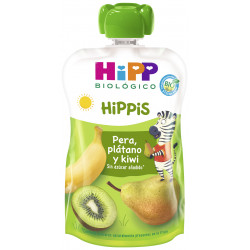 HiPP Pouch Pera y Plátano Biológico 100 gr