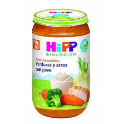HiPP Potito Verduras, Arroz y Pavo 250 gramos