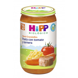 HiPP Potito Pasta, Tomate y Ternera 250 gramos
