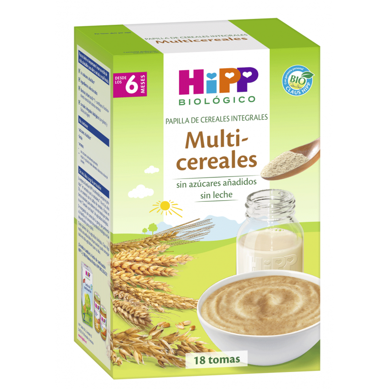 HIPP mingau orgânico multigrãos 400 gramas