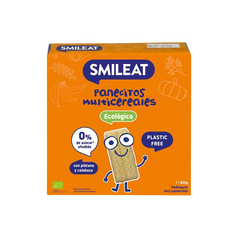 Smileat Panecillos Multicereales 60gr