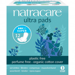 Natracare Super Pad with Wings 12 pcs