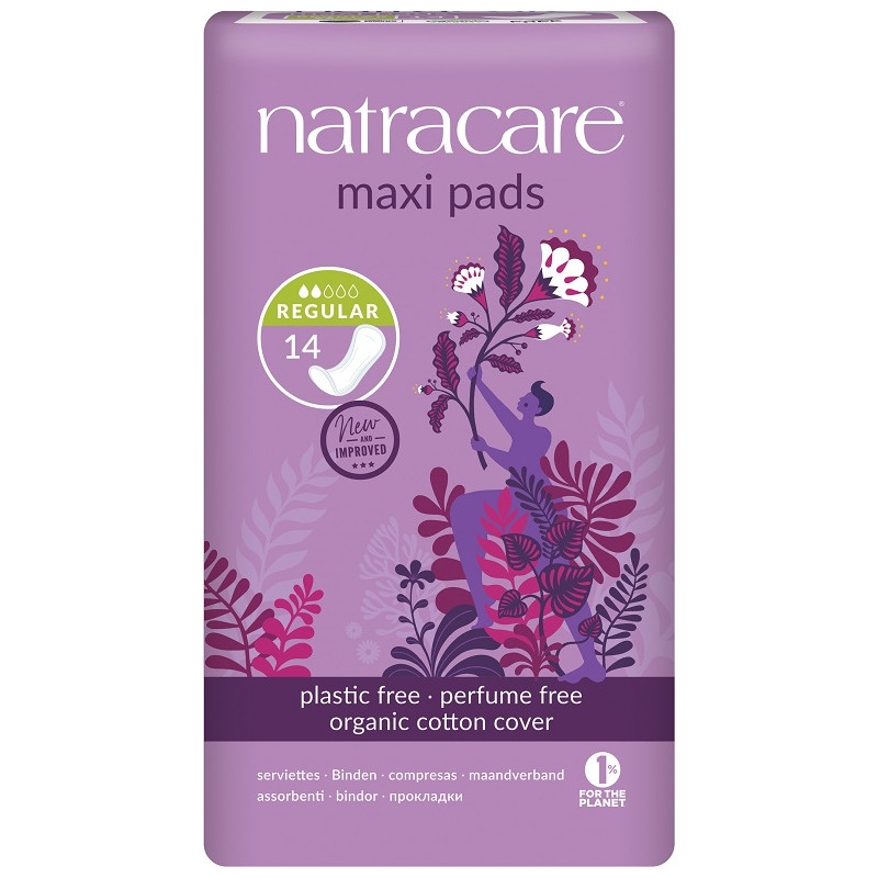 Natracare Regular Pad without Wings 14 units