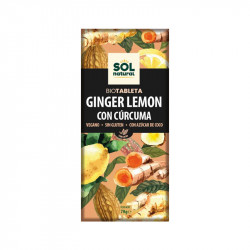 Chocolate Ginger Lemon Lemon BIO Solnatural 70gr