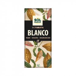 Chocolat Blanc Bio Solnatural 70gr