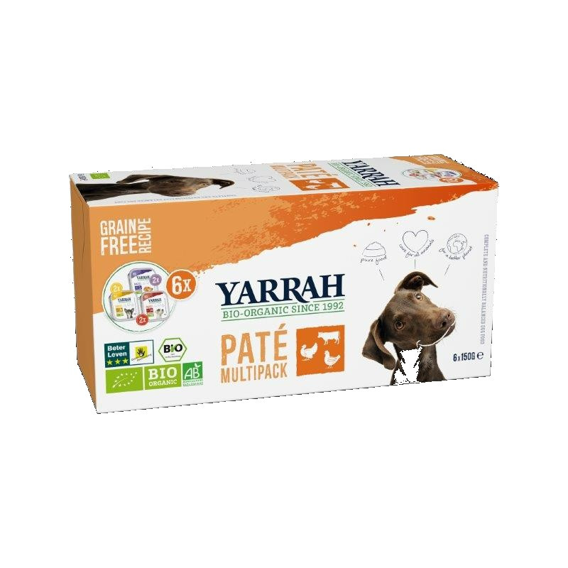 Pate Pack Perro Yarrah 6x150 gr
