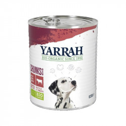 Morceaux de veau pour chien Yarrah 820gr