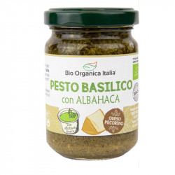 Organic Organic Organic Green Pesto with Pecorino 130 gr