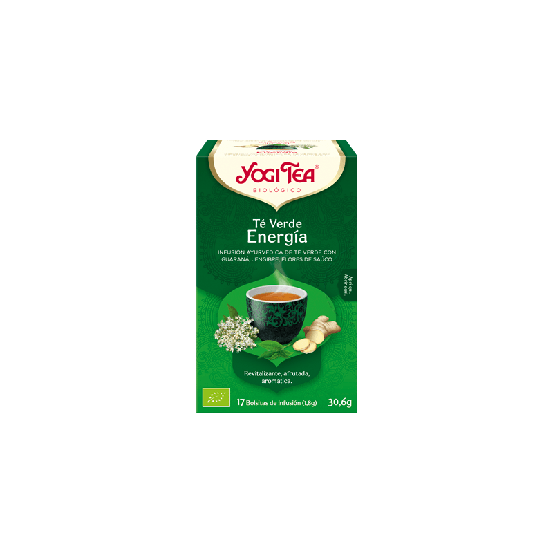 Yogi Tea Té Verde Energía 17 bolsas