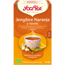 Yogi Tea Jengibre Naranja y Vainilla 17 bolsas