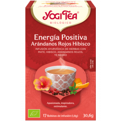 Yogi Tea Blueberries De Energia Positiva Bluebiscus 17 sacos