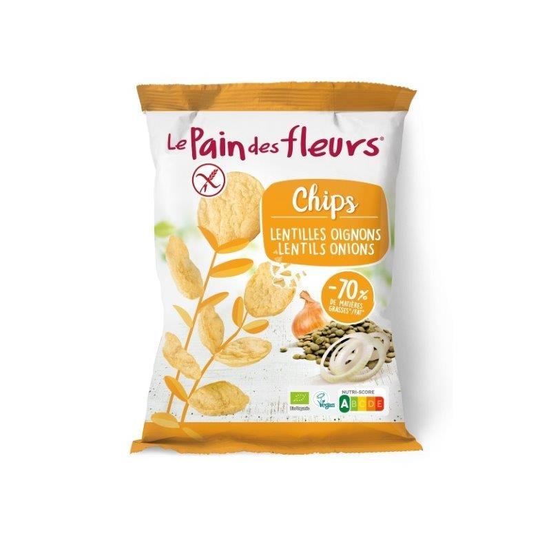 Le Pain Des Fleur Chips Lenteja y Cebolla 50gr