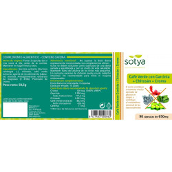 Sotya Café Verde con Garcinia 90 cápsulas