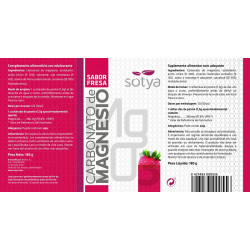 Sotya Carbonato de Magnesio sabor a Fresa 180gr
