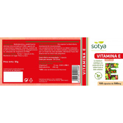 Sotya cápsulas de vitamina E 100