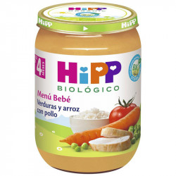 Jar Legumes e Arroz com Frango HIPP 190 gr