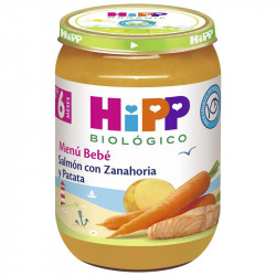Pote de Salmão, Cenoura e Batata HIPP 190 gr