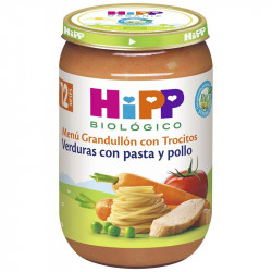 Glas Gemüse mit Nudeln und Hühnchen HIPP 220gr