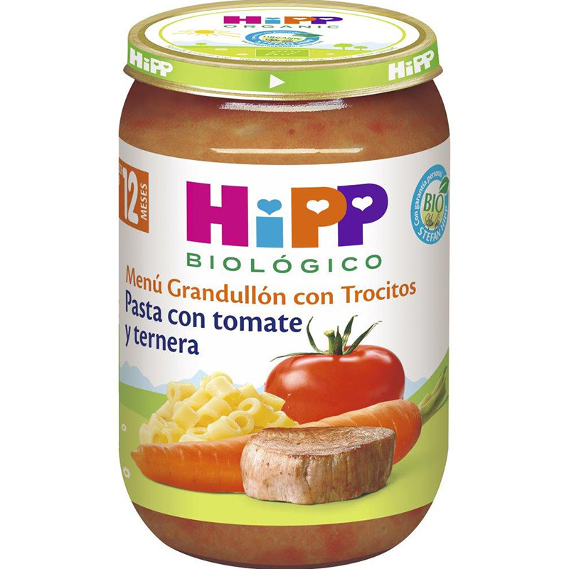 Nudelglas mit Tomaten und Rindfleisch HIPP 220gr
