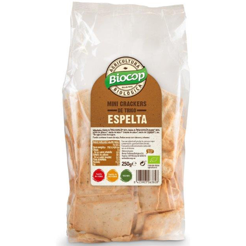 Mini Crackers Trigo Espelta Biocop 250gr