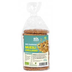 Sol Natural Organic Muesli and Hazelnut Biscuits 250G