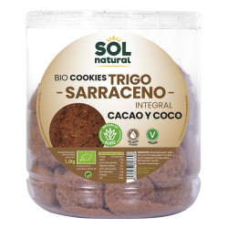 Sol Natural Biscoitos A granel T. Coco Sarraceno e Cacau 1,3 kg
