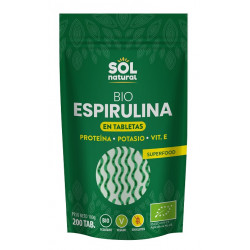 Sol Natural Spirulina 200 Comprimidos