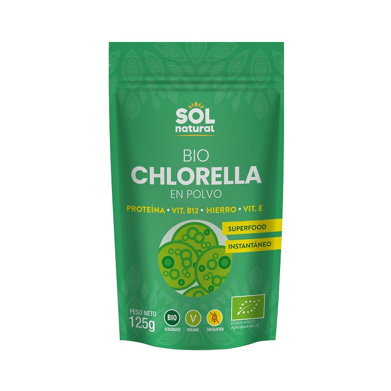 Sol Natural Chlorella en polvo 125 gr