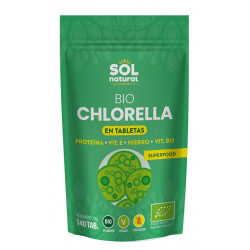 Sol Natural Comprimés de Chlorella 140