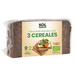 Sol Natural German Bread of Three Cerals 500g