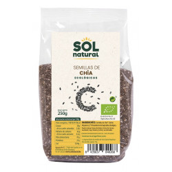 Sol Natural Organic Chia Seeds 250g