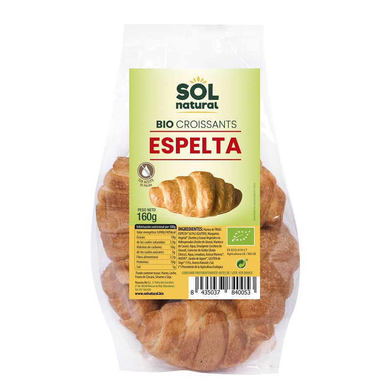 Sol Natural Epelta Croissants 160g