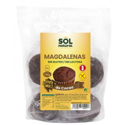 Sol Natural Magdalenas Super Chocolate sin Gluten 5 uds