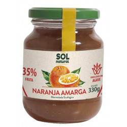 Sol Natural Organic Orange Marmalade with Agave 330gr