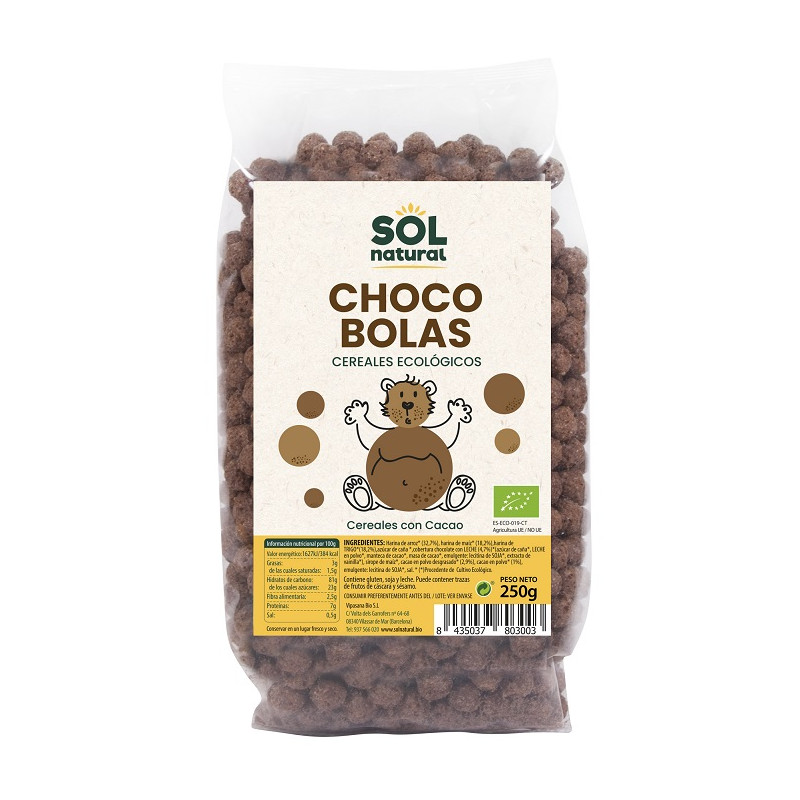 Sol Natural Cereales Choco Bolas Bio 250g
