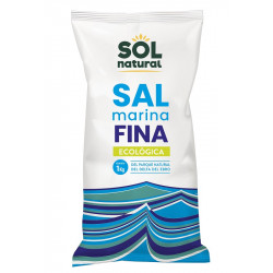 Sol Natural Sal Fino Orgânico do Ebro 1Kg