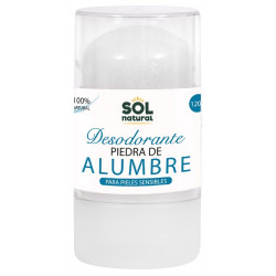 Sol Natural Desodorante Natural de Piedra de Alumbre 100g