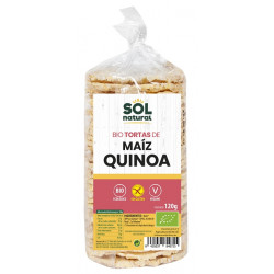 Sol Natural Tortas de Maíz con Quinoa sin Gluten 120g