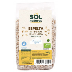 Sol Natural Espelta Integral Hinchada Bio 100g