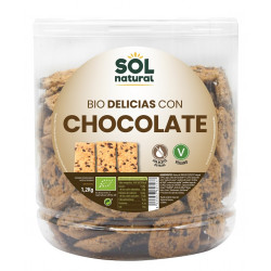 Sol Natural Wheat Delights with Chocolate Jar 1200gr