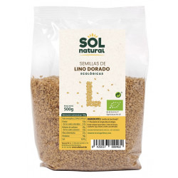 Sol Natural Whole Golden Flax Seeds 500g