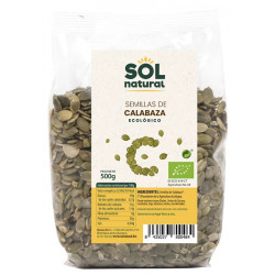 sementes de abóbora Sol Natural 500g