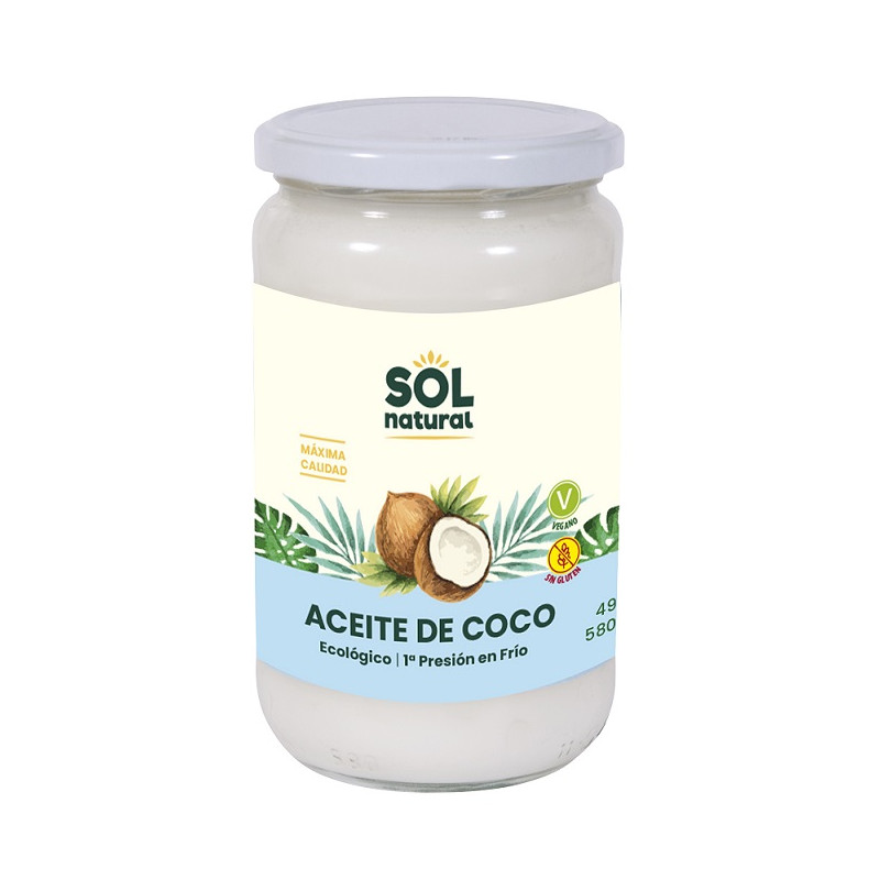Sol Natural óleo de coco bio 580ml