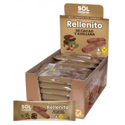 Sol Natural Organic Chocolate Filled with Hazelnuts