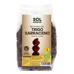 Sol Natural Fusilli de Trigo Sarraceno Bio sin Gluten 250g