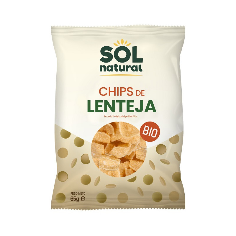 chips de lentilha Sol Natural 65g