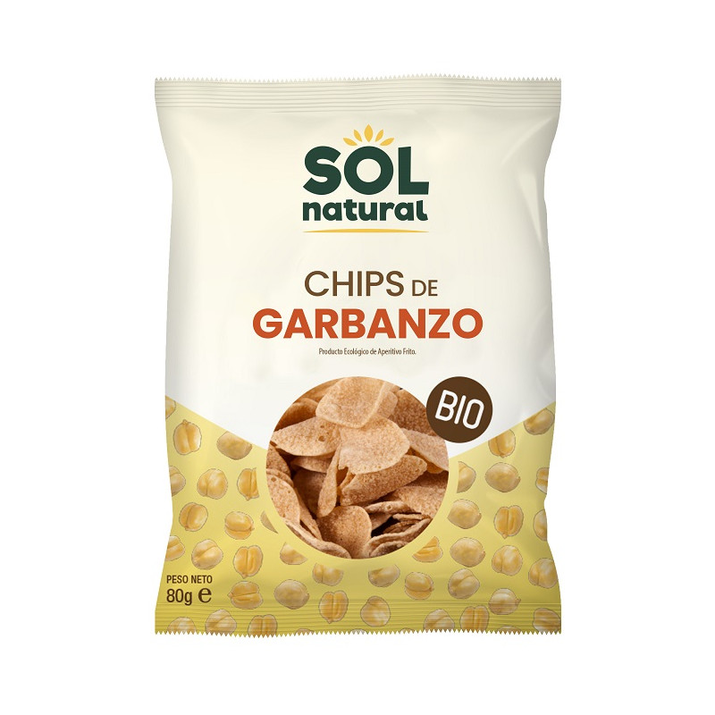 Sol Natural Chips de Garbanzo Bio 80g