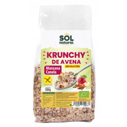 Sol Natural Oatmeal Krunchy with Apple and Cinnamon 350g