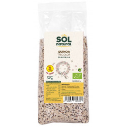Sol Natural Quinoa Real Tricolor Sem Glúten 500g